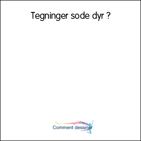 Tegninger søde dyr